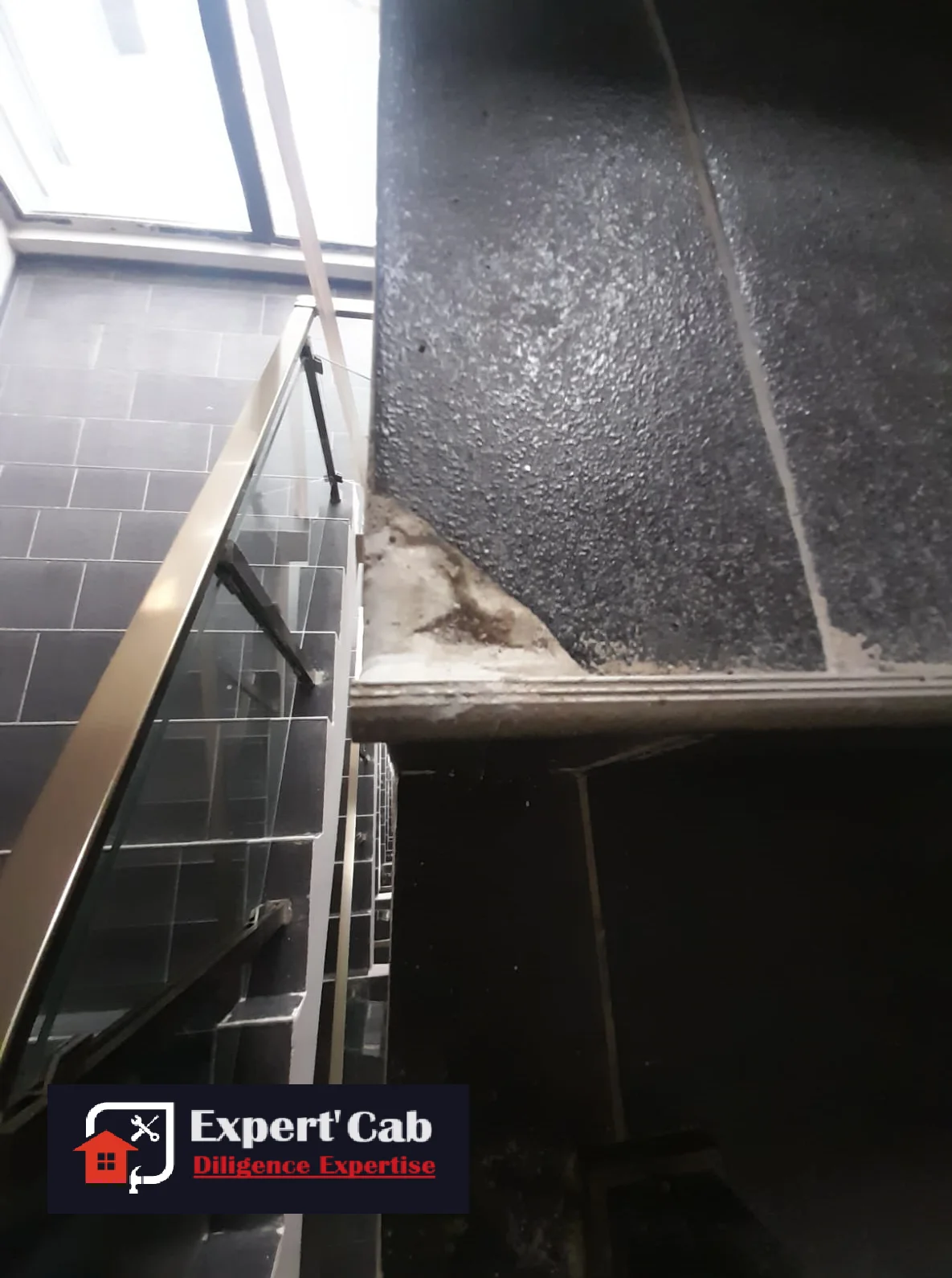 expert cab malfacon carrelage escaliers